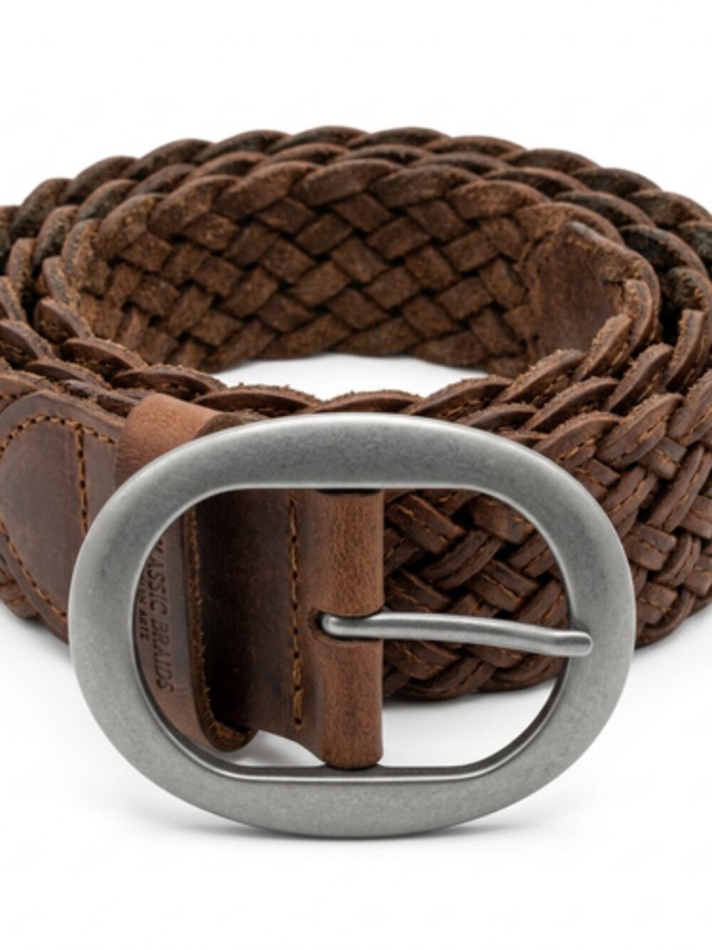 Aerpostale Women’s Leather Woven Belt 40 in